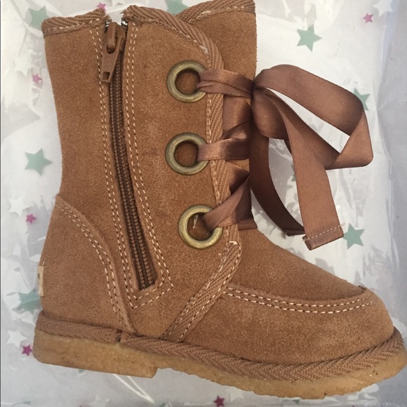Pediped NEW in Box light brown boots US 5.5 EU 21 - Picture 6 of 11